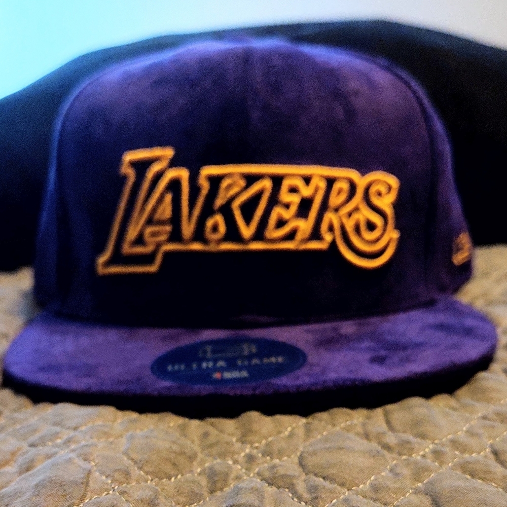 Purple and Black NBA Cap